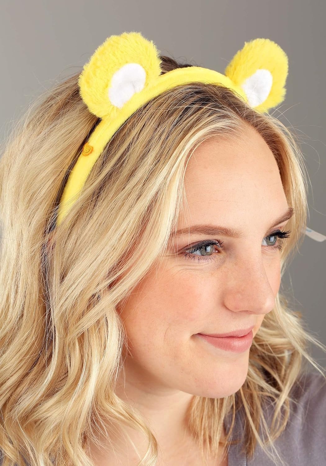 image:imageCare Bears Funshine Bear Ears amp Patch Costume Kit for Adults with Headband amp IronOn Patch Accessory SetHeadband Ears Patch Kit