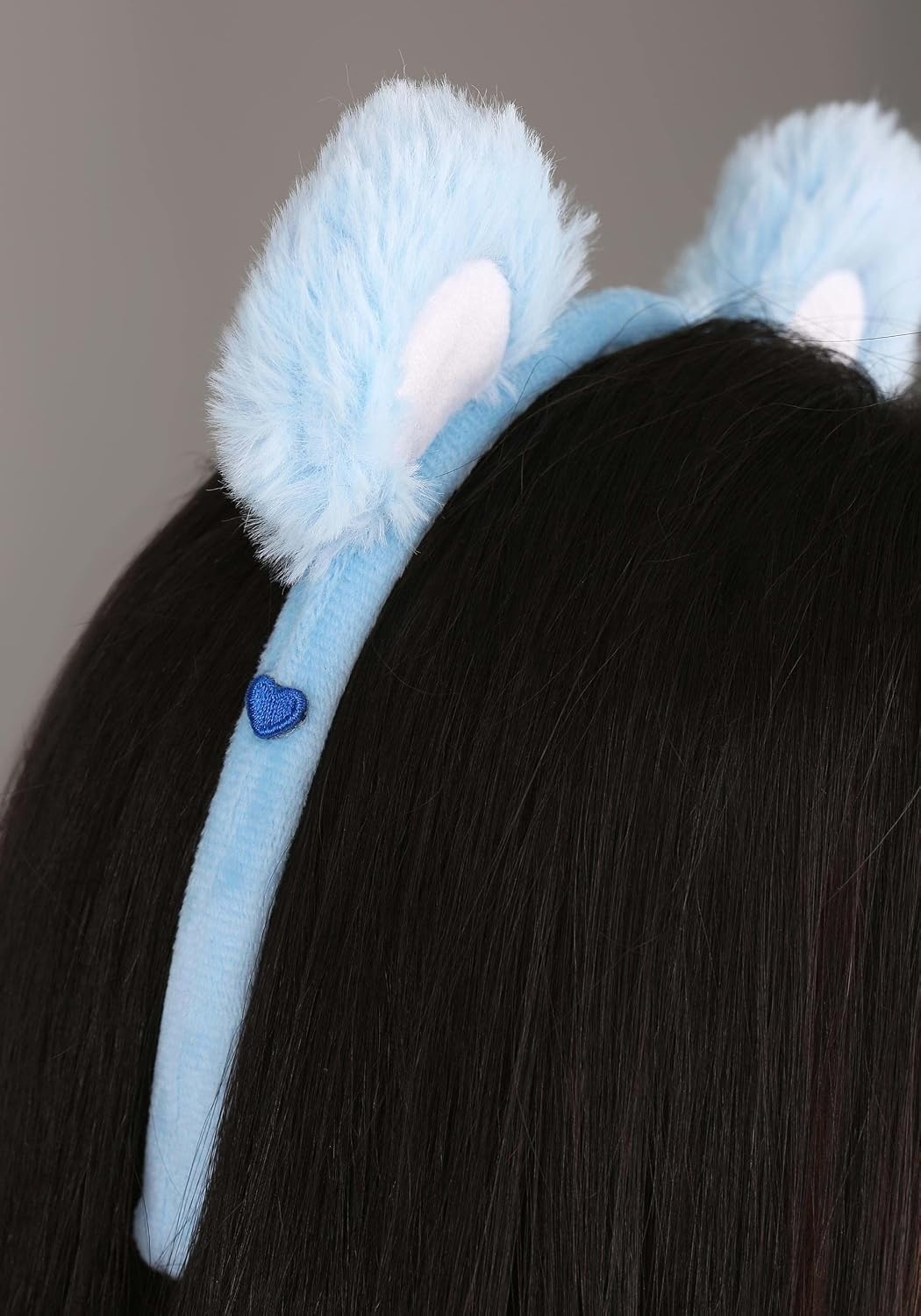 image:imageCare Bears Grumpy Bear Ears and Patch Costume Kit for Adults with Headband and IronOn Patch Accessory SetBundle W Makeup Kit