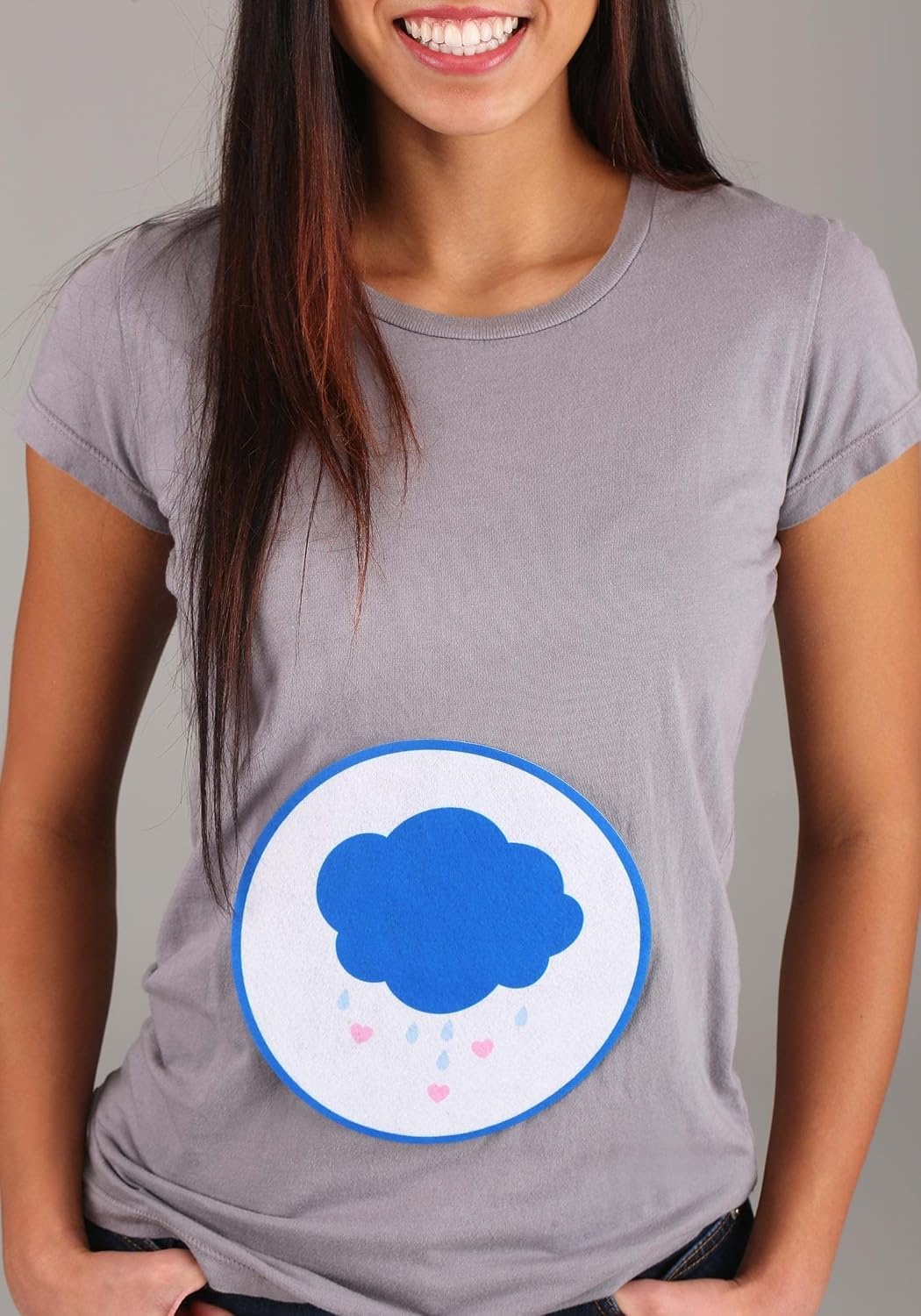 image:imageCare Bears Grumpy Bear Ears and Patch Costume Kit for Adults with Headband and IronOn Patch Accessory SetHeadband Ears Patch Kit