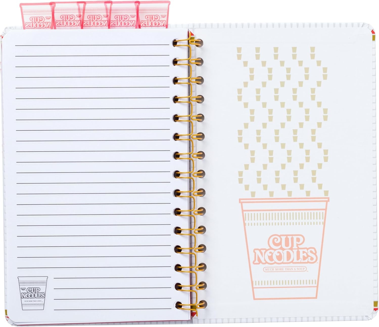image:imageSilver Buffalo Care Bears Spiral Tabbed Notebook Featuring Grumpy Bear Share Bear Tenderheart Bear Cheer Bear Bedtime Bear and Good Luck Bear 8 x 5Nissin Cup Noodles