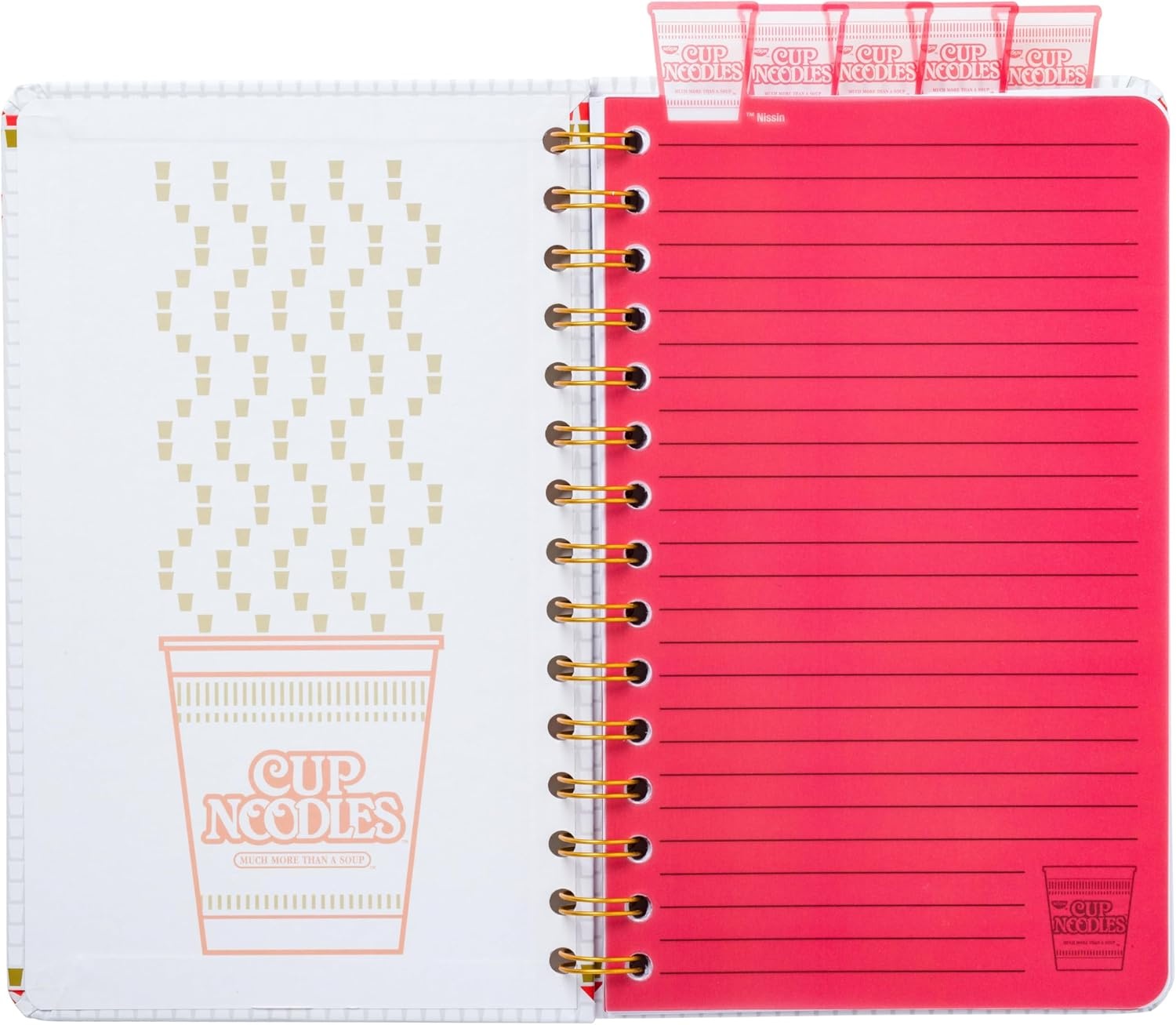 image:imageSilver Buffalo Care Bears Spiral Tabbed Notebook Featuring Grumpy Bear Share Bear Tenderheart Bear Cheer Bear Bedtime Bear and Good Luck Bear 8 x 5Nissin Cup Noodles