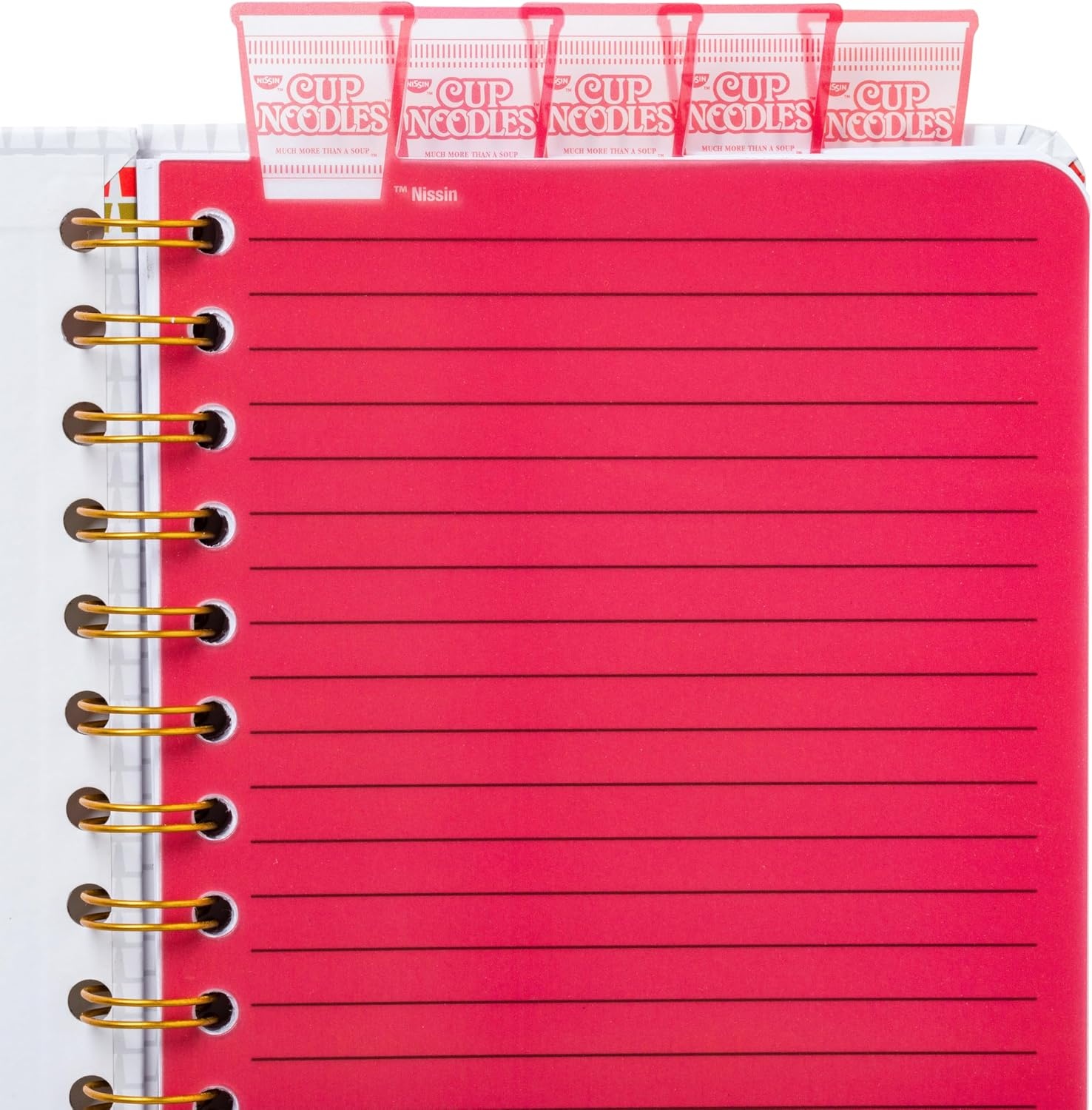 image:imageSilver Buffalo Care Bears Spiral Tabbed Notebook Featuring Grumpy Bear Share Bear Tenderheart Bear Cheer Bear Bedtime Bear and Good Luck Bear 8 x 5Nissin Cup Noodles