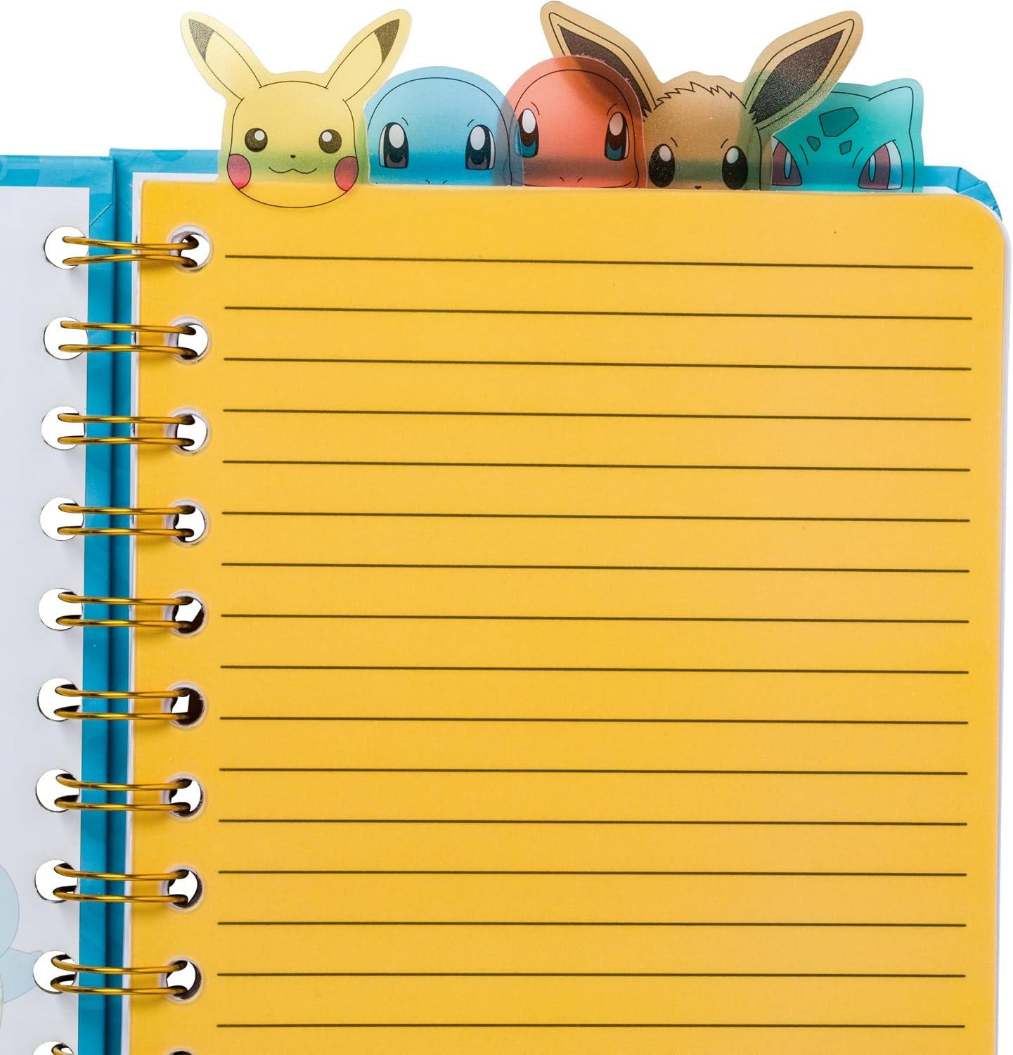 image:imageSilver Buffalo Care Bears Spiral Tabbed Notebook Featuring Grumpy Bear Share Bear Tenderheart Bear Cheer Bear Bedtime Bear and Good Luck Bear 8 x 5Pokmon