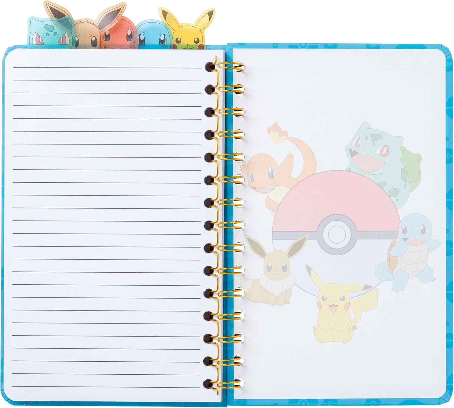 image:imageSilver Buffalo Care Bears Spiral Tabbed Notebook Featuring Grumpy Bear Share Bear Tenderheart Bear Cheer Bear Bedtime Bear and Good Luck Bear 8 x 5Pokmon