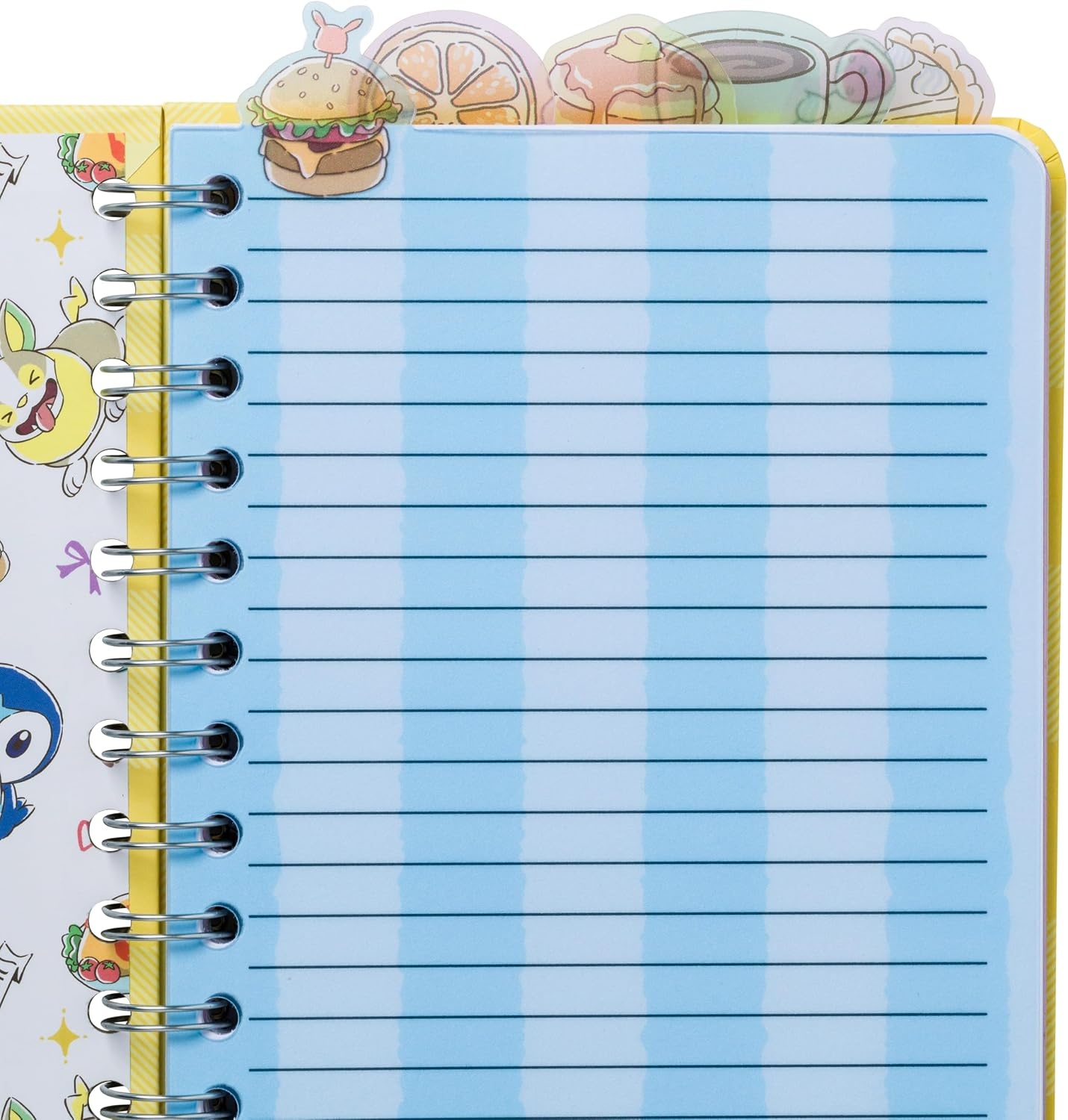 image:imageSilver Buffalo Care Bears Spiral Tabbed Notebook Featuring Grumpy Bear Share Bear Tenderheart Bear Cheer Bear Bedtime Bear and Good Luck Bear 8 x 5Pokemon Tossed Cafe