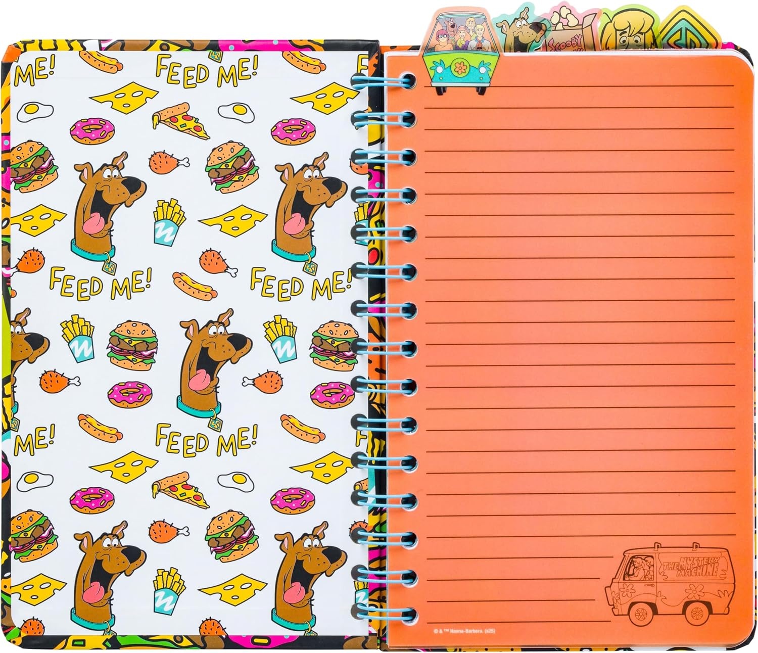 image:imageSilver Buffalo Care Bears Spiral Tabbed Notebook Featuring Grumpy Bear Share Bear Tenderheart Bear Cheer Bear Bedtime Bear and Good Luck Bear 8 x 5Scooby Doo