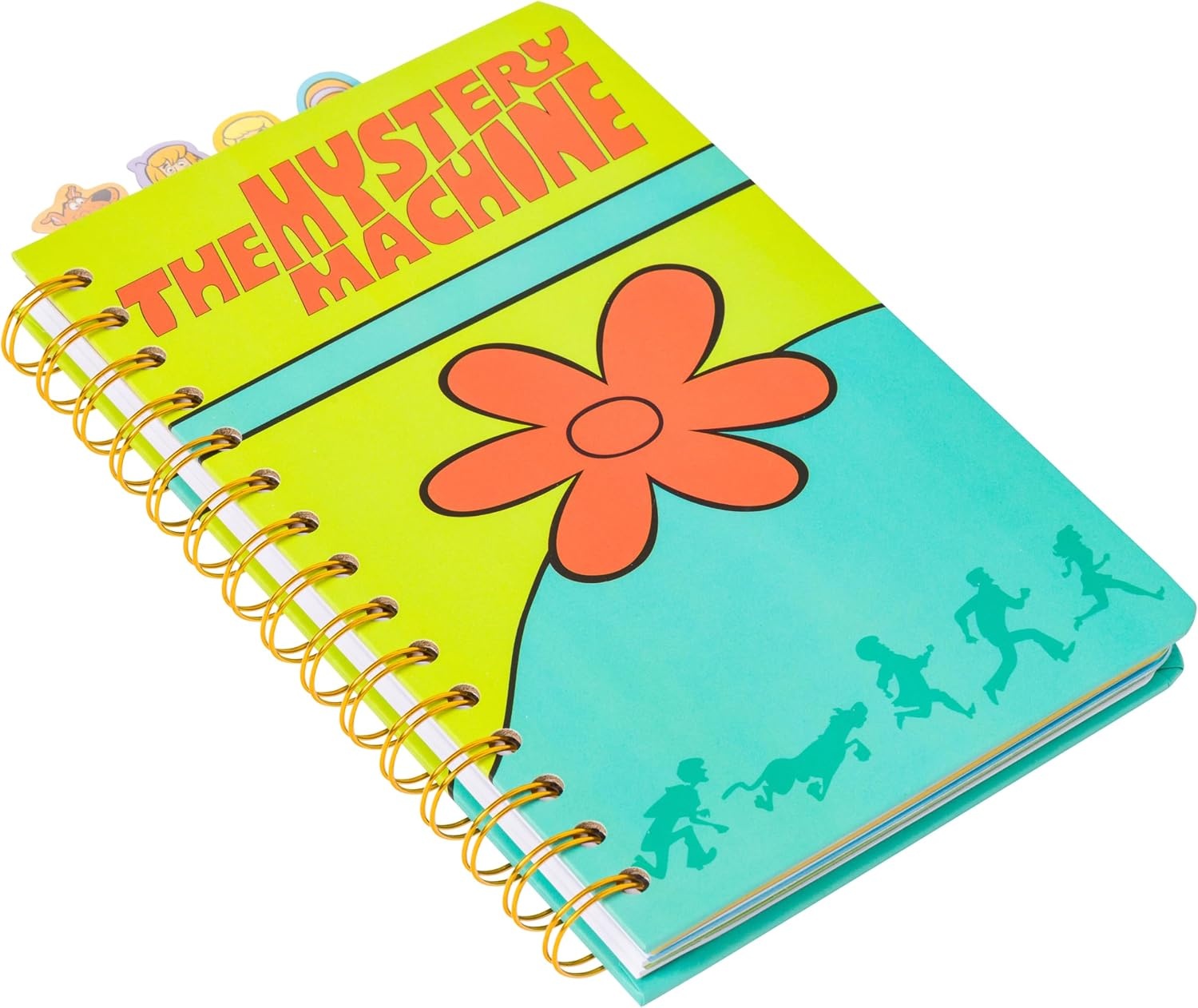 image:imageSilver Buffalo Care Bears Spiral Tabbed Notebook Featuring Grumpy Bear Share Bear Tenderheart Bear Cheer Bear Bedtime Bear and Good Luck Bear 8 x 5Warner Bros Scooby Doo