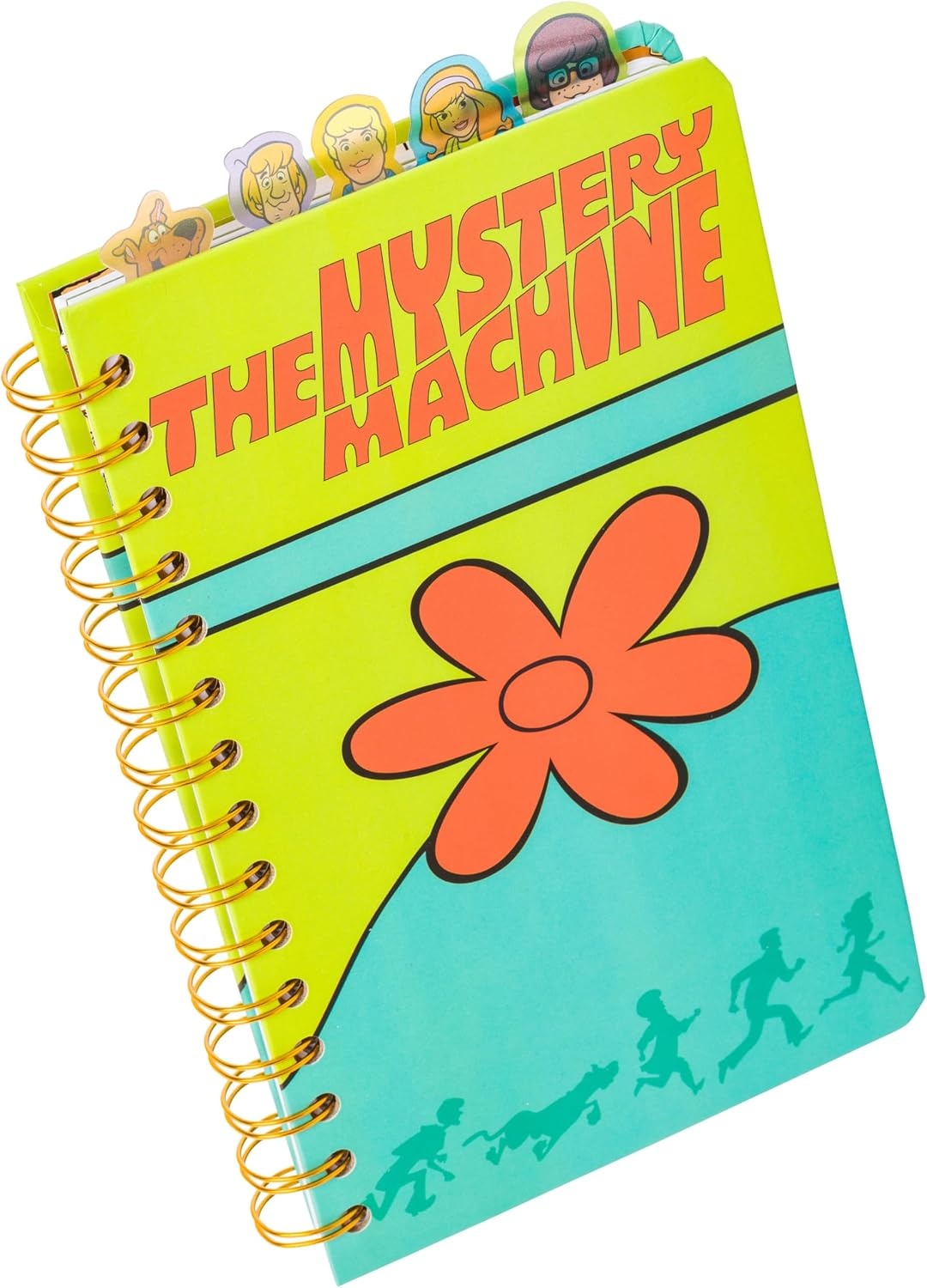 image:imageSilver Buffalo Care Bears Spiral Tabbed Notebook Featuring Grumpy Bear Share Bear Tenderheart Bear Cheer Bear Bedtime Bear and Good Luck Bear 8 x 5Warner Bros Scooby Doo